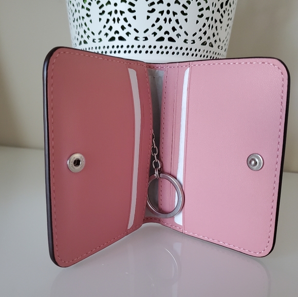 Coach Daisy Card Case In Bubblegum Multi - Picture 4 of 6